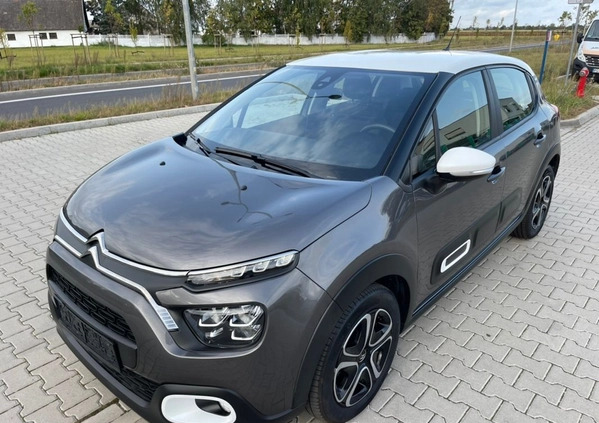 Citroen C3 cena 58900 przebieg: 10000, rok produkcji 2022 z Leszno małe 407